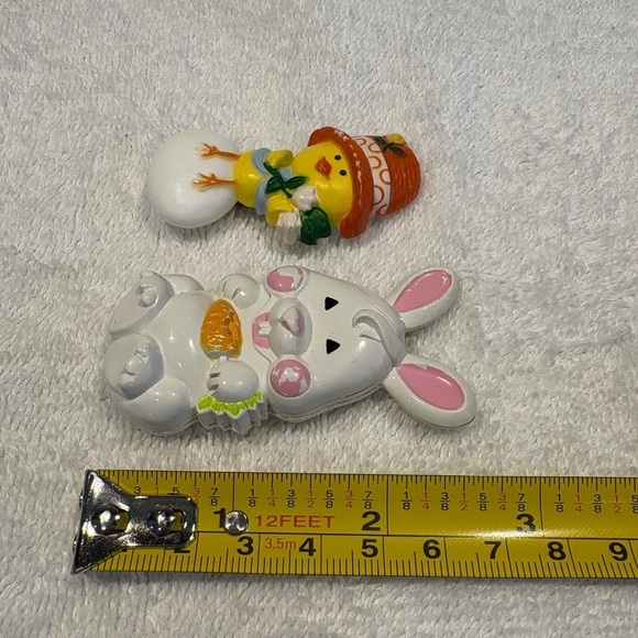 Vintage Easter Chick and Bunny Brooch Set - Picture 9 of 10